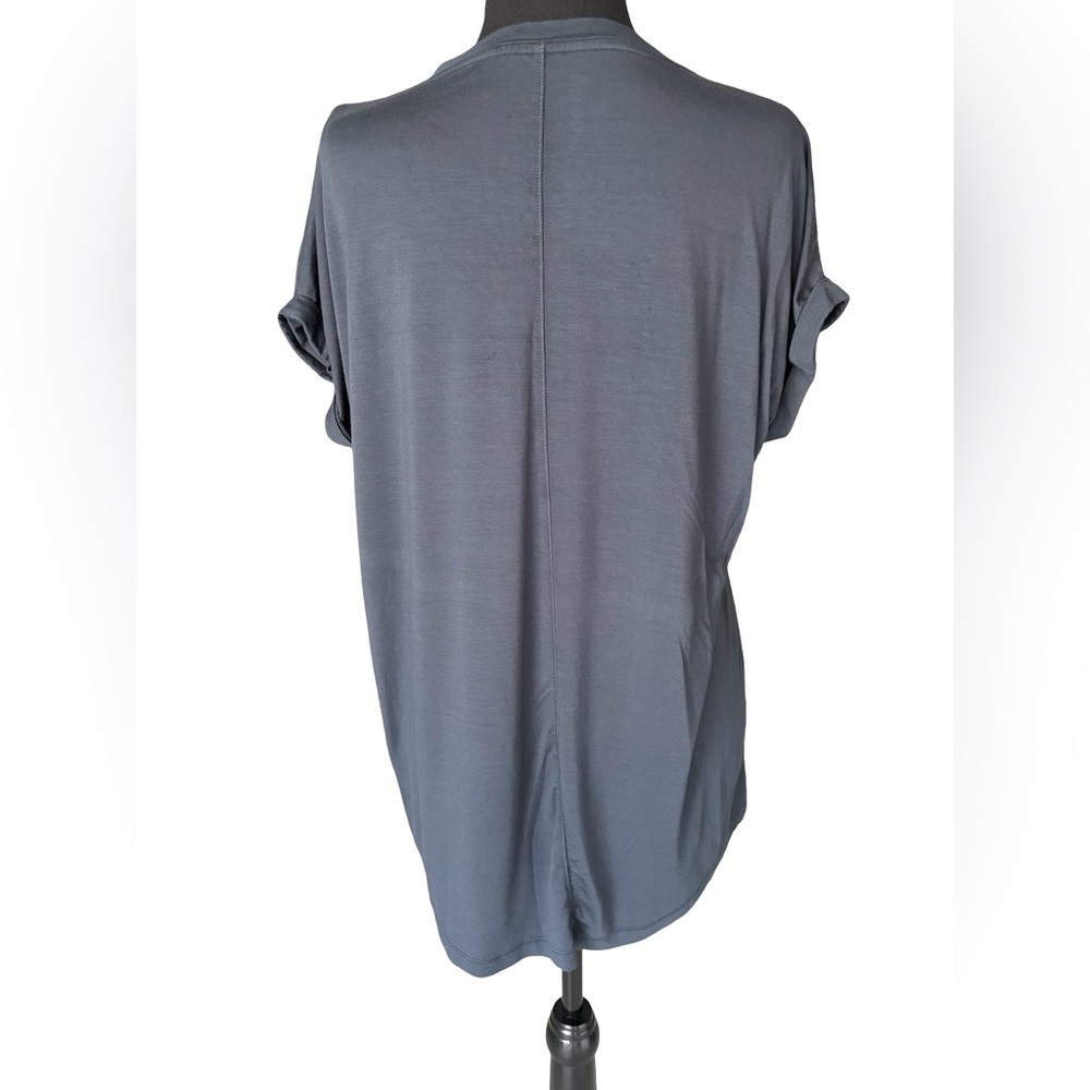 BOODY Slate Blue Short Sleeve Relaxed Tee - Picture 3 of 4
